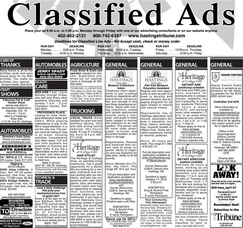 missoulian newspaper classified ads